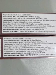 Combo MATTLOOK Desi Diva HD Matte Lipsticks