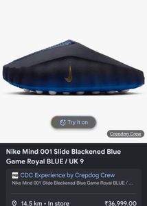 Nike Mind 001 Slide BLUE