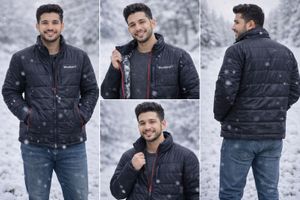 Woodland Black Fully Warm branded original jacket