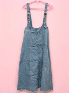 Denim Pinafore Dress