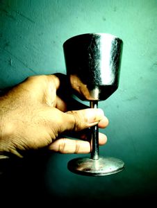 Steel Wine Glass With Neck