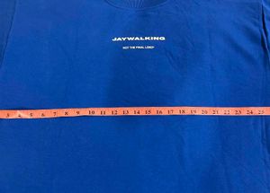 Jaywalking Blue oversized tshirt