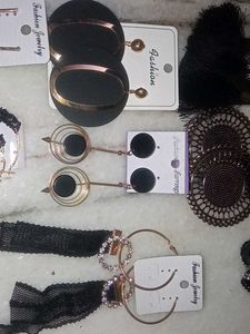 all in 250rs Assorted Fashion Earrings Bundle