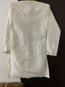 Exquisite Cream and Gold Dupion Silk-Blend boys