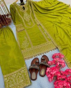 Green Trendy Ethnic Wear