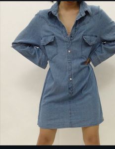 Denim Shirt Dress