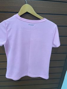 Pink Runner Graphic T-Shirt