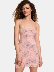 Victoria Secret Floral Lace Trim Slip Dress