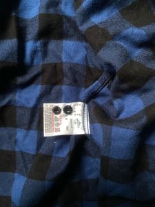 Lacoste Blue &amp; Black Checkered Shirt