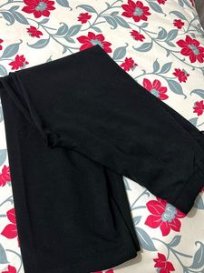 Black Straight Leg Trousers