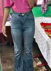 Blue flares Jeans 🩵