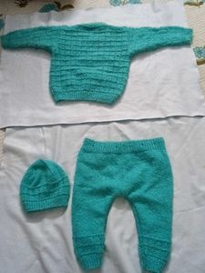 Cute Knitted Baby Set