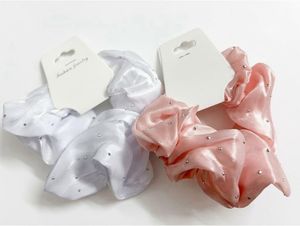 Sparkling Satin Scrunchies - Set of 2(brand new)
