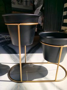 New Planters for Living Room Set of 2 With Stand