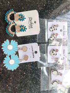 COMBO OF EARRINGS AND BRACELET