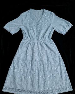 Light Blue Lace Dress