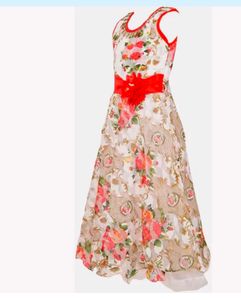 Girls Floral Party Dress