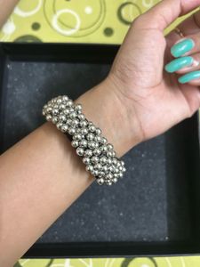 Navratri Black &amp; Silver Bangle