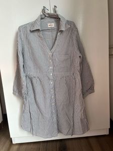 Striped Shirt Dress