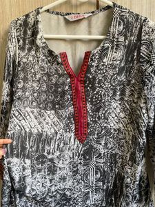 Stylish Printed Biba Kurta
