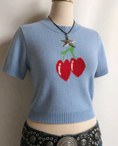 y2k Cherry Knit Top🎀🍒