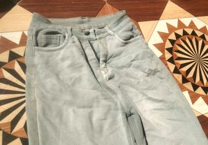 Light Blue Baggy Denim Jeans