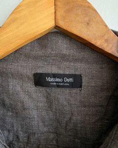 Stylish Brown Pleated Front Shirt