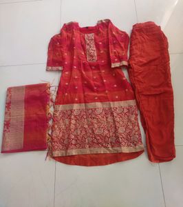 Banarasi Kurta Pant No Dupatta❌❌