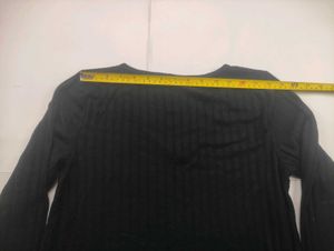 Hollister Ribbed Long Sleeve Top