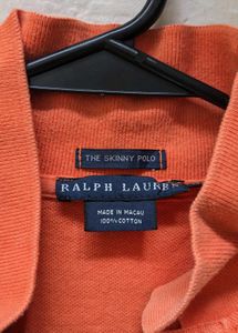 Ralph Lauren Orange Polo Shirt