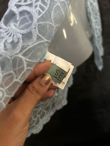 Light Blue Lace Blouse