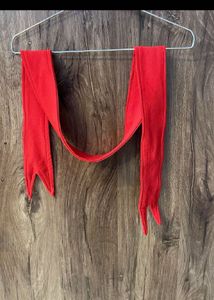 Red Cold Shoulder Maxi Dress