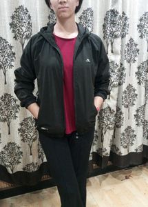 Black Hooded Jacket