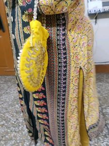 Vibrant Yellow Embroidered Potli Bag