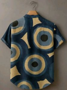 Cotton Abstract Print Shirt