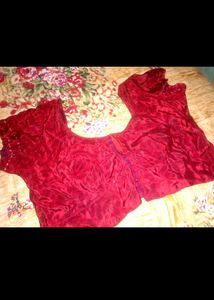 satin silk saree or blouse