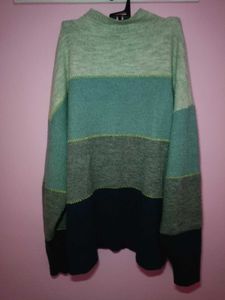 Color Block Pullover Sweater