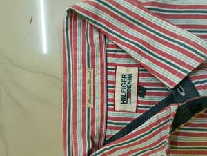 Tommy Hilfiger Striped Casual Shirt Barely worn