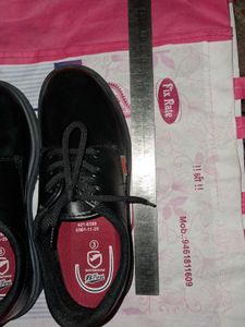Black Lace-Up Casual Shoes (Size no:3)