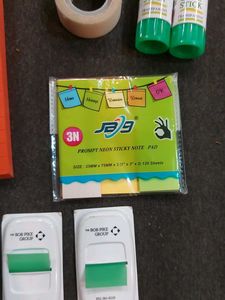 Stationery Bundle - Pens, Glue, Tape, Notes