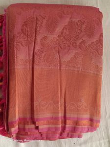 Beautiful Pink semi silk kanjivaram