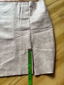 Brown Corduroy Button-Up Top with beautiful skirt