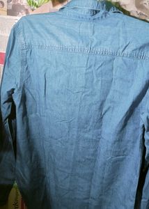 Men's Denim Button-Up Shirt (free delivery)