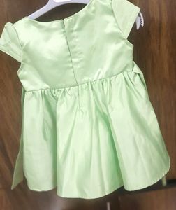 A Cute Baby Frock With Cotton Lining