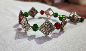 STONE STUDDED ADJUSTABLE BRACELET