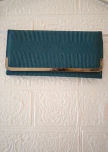 Teal Textured Wallet