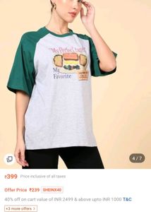 Cute Sandwich Graphic T-Shirt