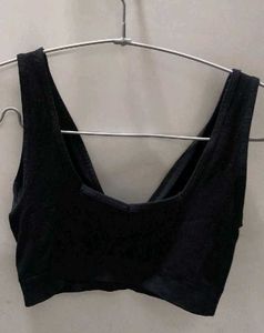 Black Sports Bra