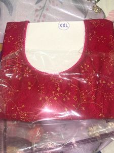 Elegant Pink Embroidered Blouse