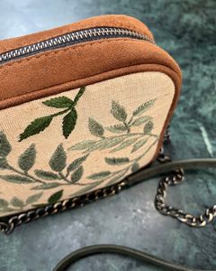 DHAAGA LIFELeafy Vegan Suede Sling Bag